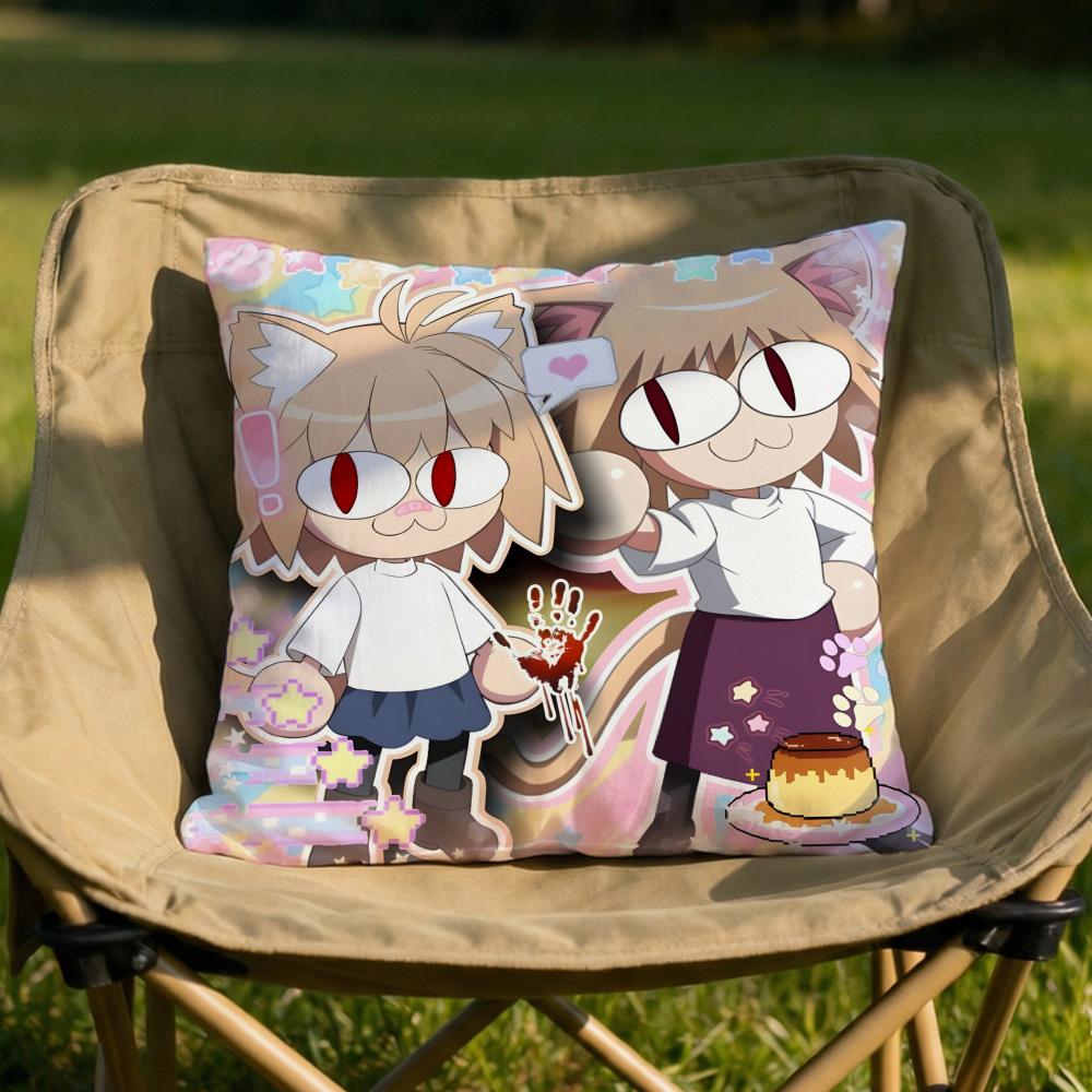 Neco Arc Kawaii Cushion Cover Soft Reversible Durable Pillow Cover MultiScene Use for Home Car Daily Comfort 30X30cm
Neco Arc Kawaii Cushion Cover Soft Reversible Durable Pillow Cover MultiScene Use for Home Car Daily Comfort 30X30cm