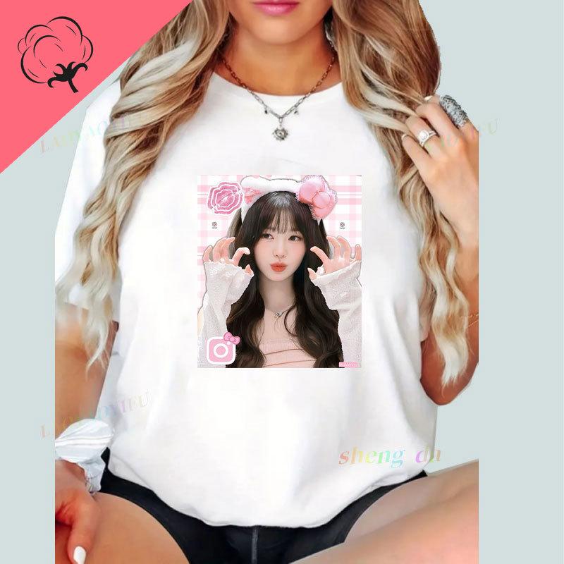Korea Famous Star Jang Wonyoung Portrait Fans Shirt Trendy Casual Popular Fashion Pure Cotton Short Sleeve Camisa Y2k Clothes 4XL
Korea Famous Star Jang Wonyoung Portrait Fans Shirt Trendy Casual Popular Fashion Pure Cotton Short Sleeve Camisa Y2k Clothes 4XL