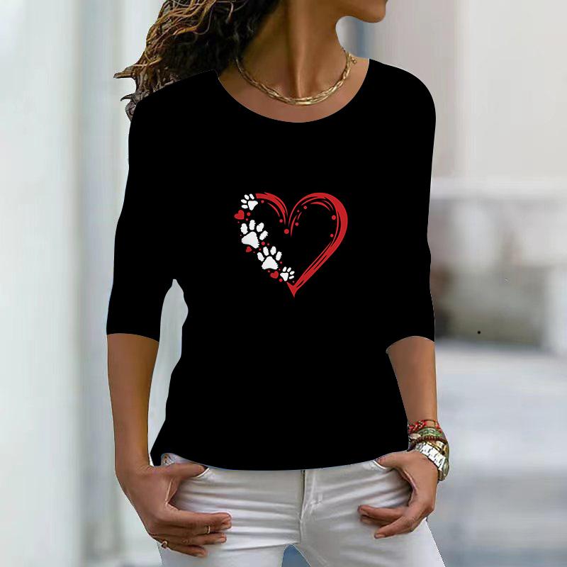 Топы для женщин 3D красные следы любовь принт круглый вырез длинный рукав футболка осень повседневный тонкий пуловер женский длинный рукав топ S красный
Топы для женщин 3D красные следы любовь принт круглый вырез длинный рукав футболка осень повседневный тонкий пуловер женский длинный рукав топ S красный