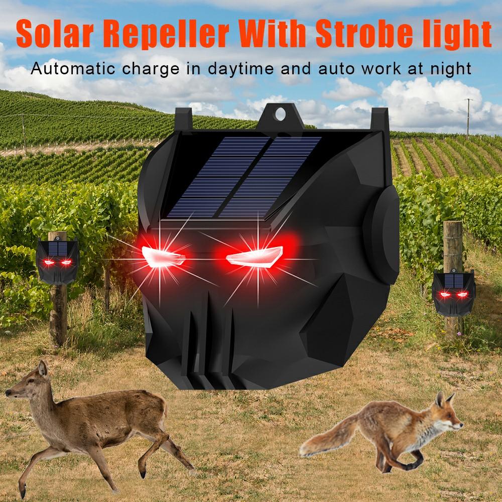 N911X 2Pcs Solar Powered Animal Repellent Lamp Outdoor Security Red LED Flashing Predator Deterrent Light Type A
N911X 2Pcs Solar Powered Animal Repellent Lamp Outdoor Security Red LED Flashing Predator Deterrent Light Type A