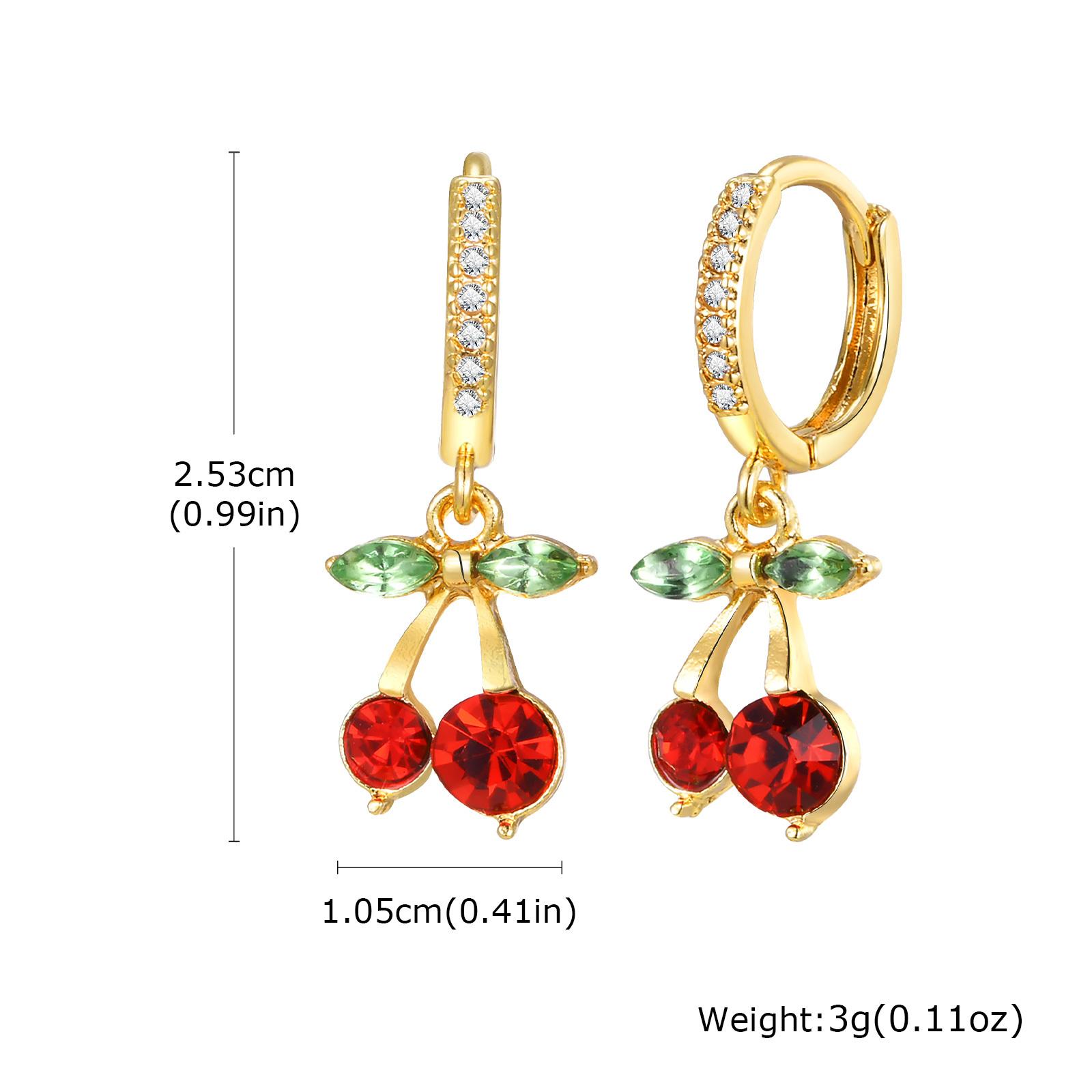 Sweetness Cute Metal Delicacy Red Cherry Women Earrings For Wedding Party Jewelry Birthday Girlfriend Valentine s Day Gift
Sweetness Cute Metal Delicacy Red Cherry Women Earrings For Wedding Party Jewelry Birthday Girlfriend Valentine s Day Gift