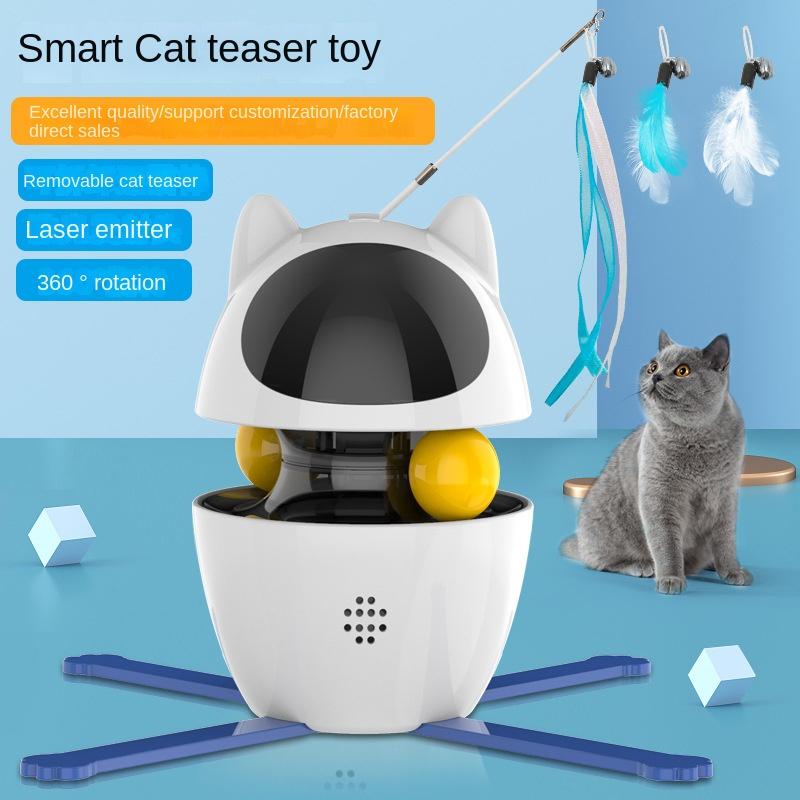 ZROEMMN Интерактивные игрушки для кошек, 4-в-1 Игрушка из кошачьих перьев Лазерные игрушки для кошек и игрушки для кошек с мячом, Интерактивные игрушки для кошек в помещении
ZROEMMN Интерактивные игрушки для кошек, 4-в-1 Игрушка из кошачьих перьев Лазерные игрушки для кошек и игрушки для кошек с мячом, Интерактивные игрушки для кошек в помещении