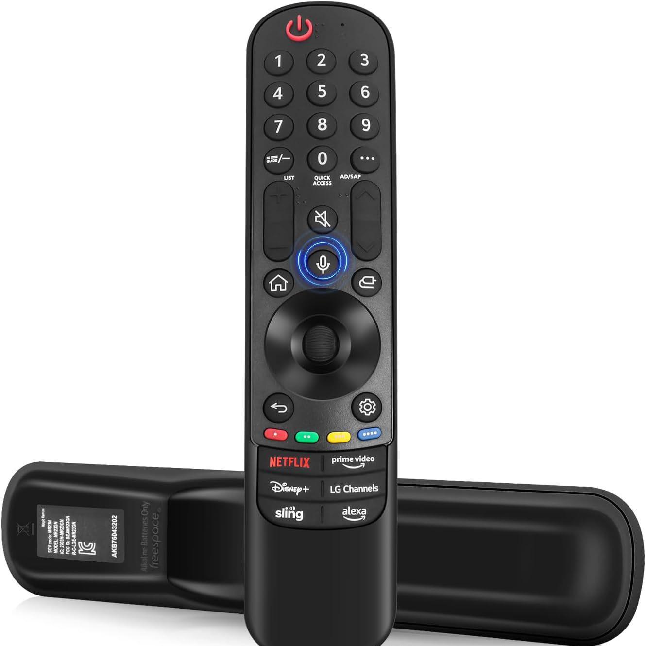 Совместимый пульт дистанционного управления LG Bluetooth Voice Remote MR23GA Magic Remo AKB76043102 MR23GR AKB76043110
Совместимый пульт дистанционного управления LG Bluetooth Voice Remote MR23GA Magic Remo AKB76043102 MR23GR AKB76043110