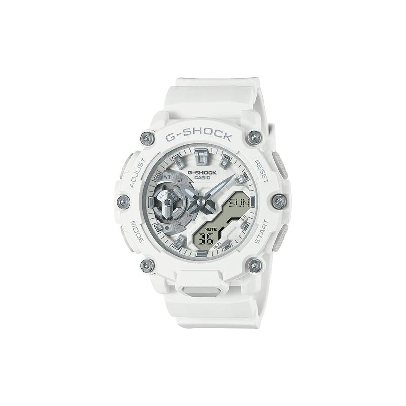 Casio G-SHOCK 200 meters waterproof quartz movement resin strap Japanese and Korean watch women s watch white dial GMA-S2200M-7AJF білий
Casio G-SHOCK 200 meters waterproof quartz movement resin strap Japanese and Korean watch women s watch white dial GMA-S2200M-7AJF білий