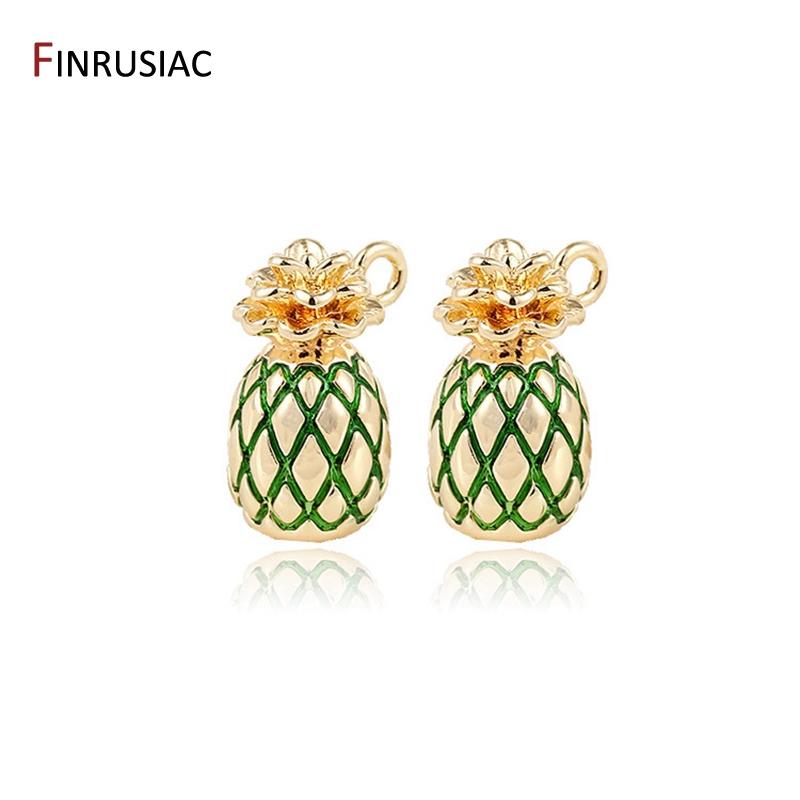 Cute Pineapple Shape Pendant High Quality Copper Metal Pendants DIY Jewelry Necklace Earrings Bracelets Making Crafts
Cute Pineapple Shape Pendant High Quality Copper Metal Pendants DIY Jewelry Necklace Earrings Bracelets Making Crafts