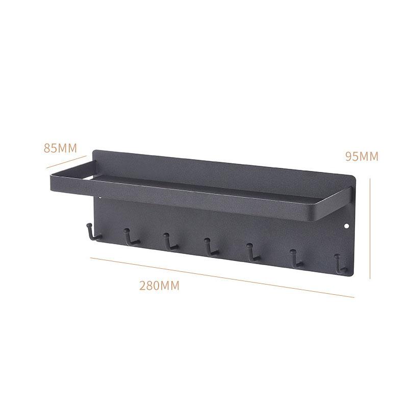 Magnetic Attraction Shelves Black/White Carbon Steel Storage Rack Kitchen Spice Seasoning Organizer for Refrigerator чорний
Magnetic Attraction Shelves Black/White Carbon Steel Storage Rack Kitchen Spice Seasoning Organizer for Refrigerator чорний