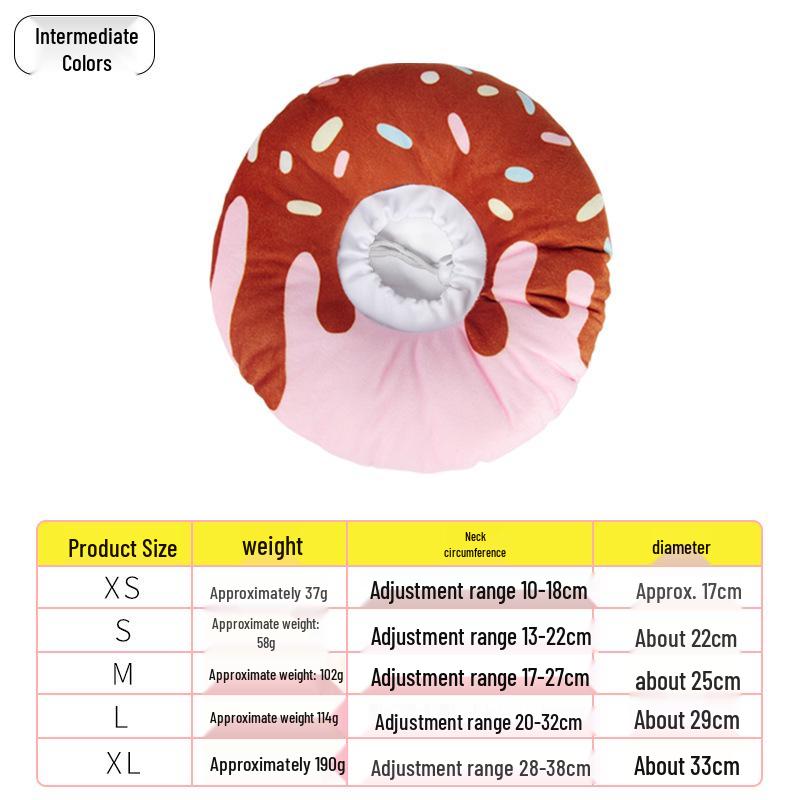 Soft Donut Anti-Bite Pet Collar for Dogs, Cats, and Rabbits XS
Soft Donut Anti-Bite Pet Collar for Dogs, Cats, and Rabbits XS