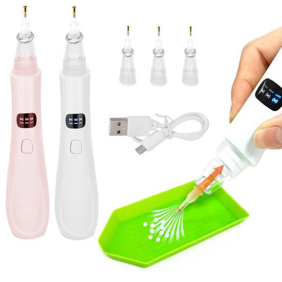 Electric Diamond Art Pen 3Suction Modes Wireless Pen with Vacuum Pump Wax-Free Diamond Art Tool with 3 Interchangeable Tips for DIY Diamond Art Crafts белый
Electric Diamond Art Pen 3Suction Modes Wireless Pen with Vacuum Pump Wax-Free Diamond Art Tool with 3 Interchangeable Tips for DIY Diamond Art Crafts белый