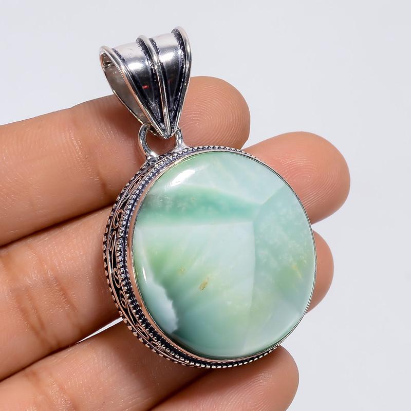Fabulous Top Grade Qualite 100% Natural Hemimorphite Round Shape Vintage Style Handmade Jewelry 925 Steling Silver Pendant 1.9 WSJ-4892 1.9
Fabulous Top Grade Qualite 100% Natural Hemimorphite Round Shape Vintage Style Handmade Jewelry 925 Steling Silver Pendant 1.9 WSJ-4892 1.9