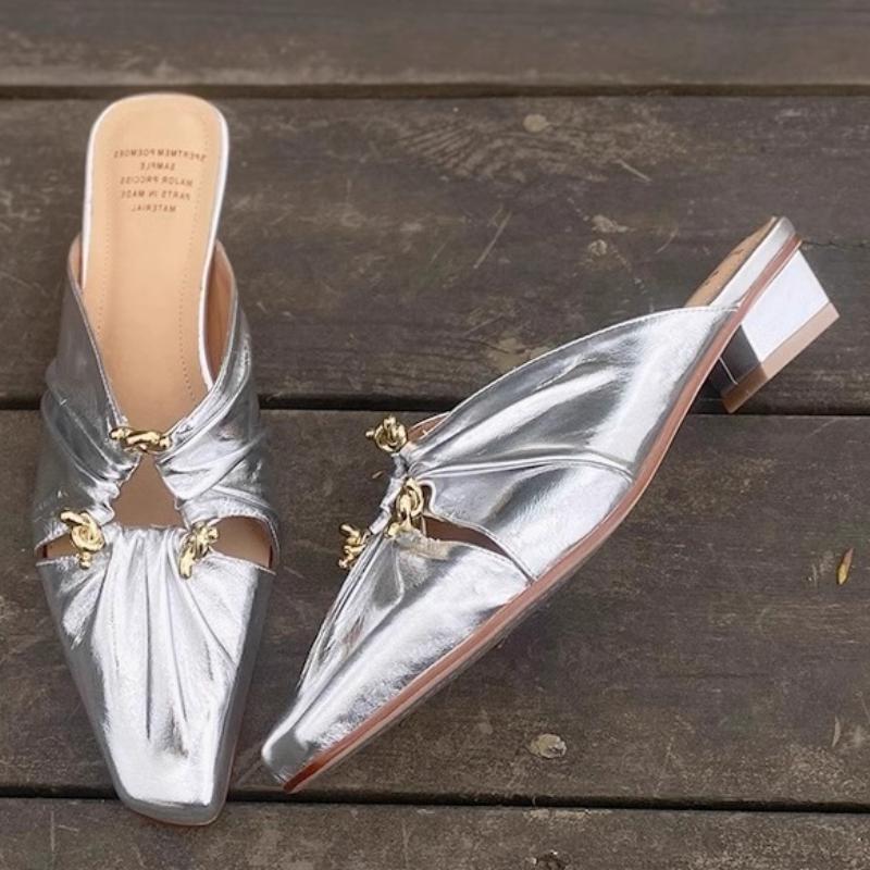 Мода Мода Металлическая Декорация Тапочки Женские Элегантный Квадратный Носок Плиссированные Дизайнерские Туфли Удобные Мягкая Кожа Низкий Каблук Тапочки 40 серебряный
Мода Мода Металлическая Декорация Тапочки Женские Элегантный Квадратный Носок Плиссированные Дизайнерские Туфли Удобные Мягкая Кожа Низкий Каблук Тапочки 40 серебряный