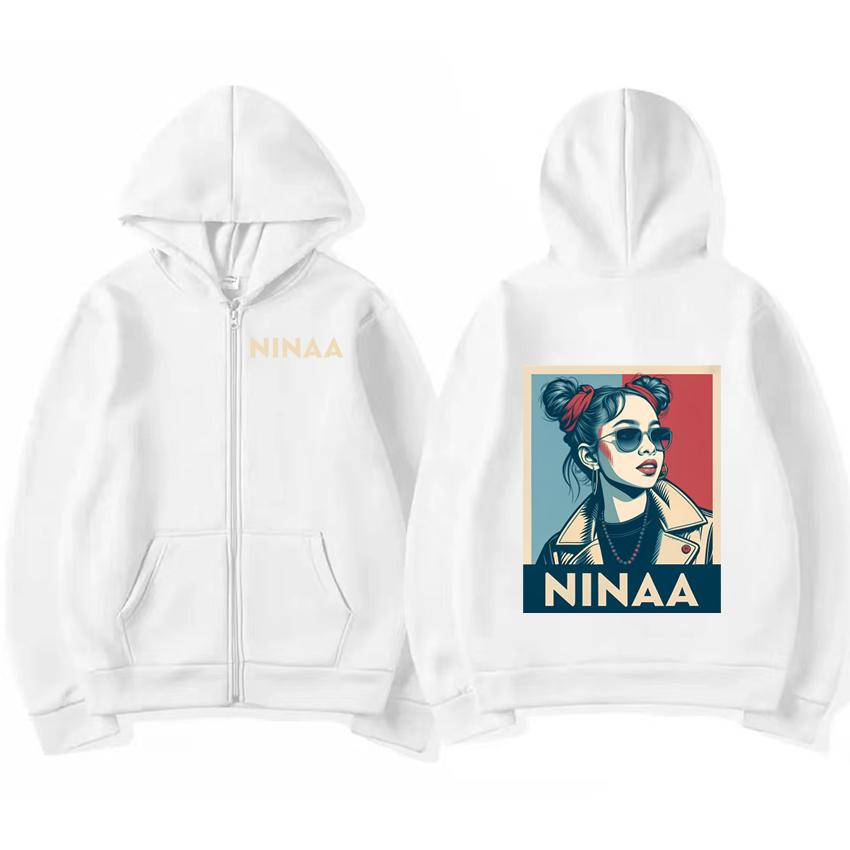 Nina Chuba Hope Style Essential graphic Zipper Hoodie Coat Men s Women vintage streetwear Oversized Unisex Fleece Zip-up Jacket 3XL білий
Nina Chuba Hope Style Essential graphic Zipper Hoodie Coat Men s Women vintage streetwear Oversized Unisex Fleece Zip-up Jacket 3XL білий