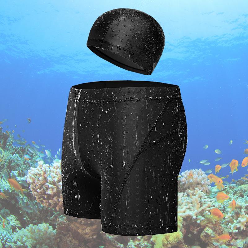 Men s Shark Skin Waterproof Swimming Trunks with Cap - Plus Size Available 3XL чорний
Men s Shark Skin Waterproof Swimming Trunks with Cap - Plus Size Available 3XL чорний