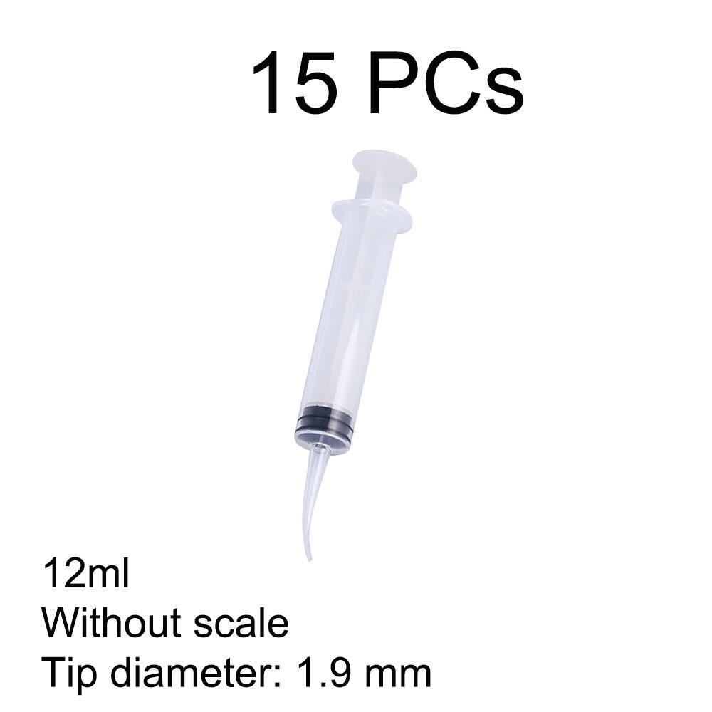 15Pcs Dental Disposable Irrigation Syringe Curved Tip 12Ml For Dentist Use Dentistry Tools Tip Diameter 1.7 Mm&1.9Mm With Scale
15Pcs Dental Disposable Irrigation Syringe Curved Tip 12Ml For Dentist Use Dentistry Tools Tip Diameter 1.7 Mm&1.9Mm With Scale