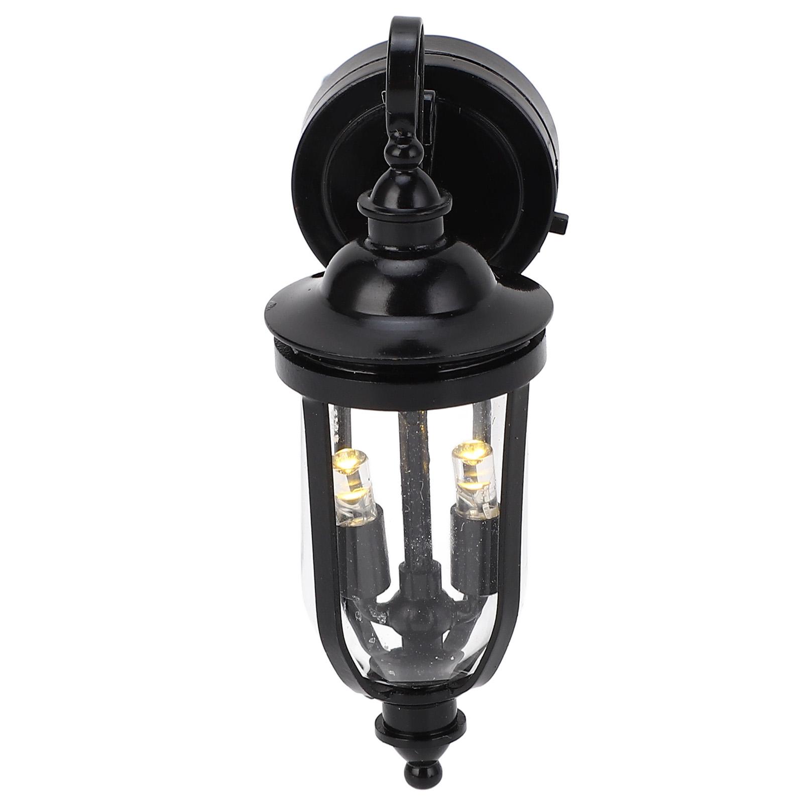 1:12 Miniature Wall Lamp Black Garden Glass Shade Wall Sconce Doll House LED Wall Light for DIY
1:12 Miniature Wall Lamp Black Garden Glass Shade Wall Sconce Doll House LED Wall Light for DIY