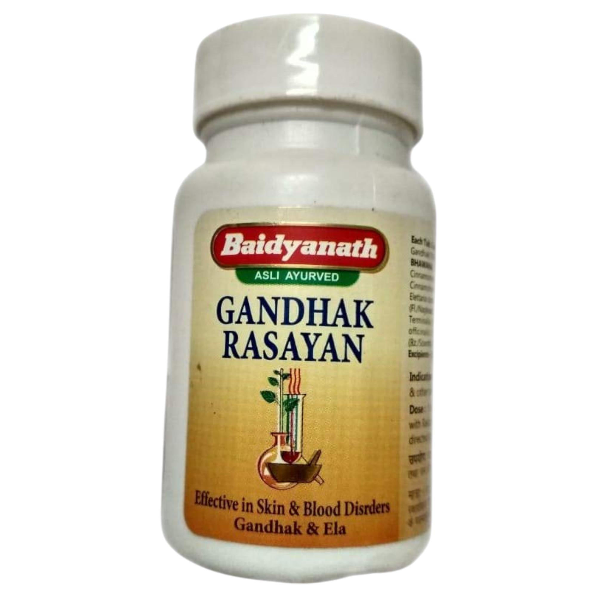 Baidyanath Jhansi Gandhak Rasayan 40 Tablets Vegetarian Skin Care Digestive Support Fertility Aid
Baidyanath Jhansi Gandhak Rasayan 40 Tablets Vegetarian Skin Care Digestive Support Fertility Aid