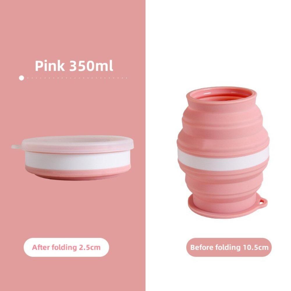 Складная термостойкая силиконовая кружка с крышкой, телескопическая кружка для питья на открытом воздухе и путешествий 350ml Pink
Складная термостойкая силиконовая кружка с крышкой, телескопическая кружка для питья на открытом воздухе и путешествий 350ml Pink