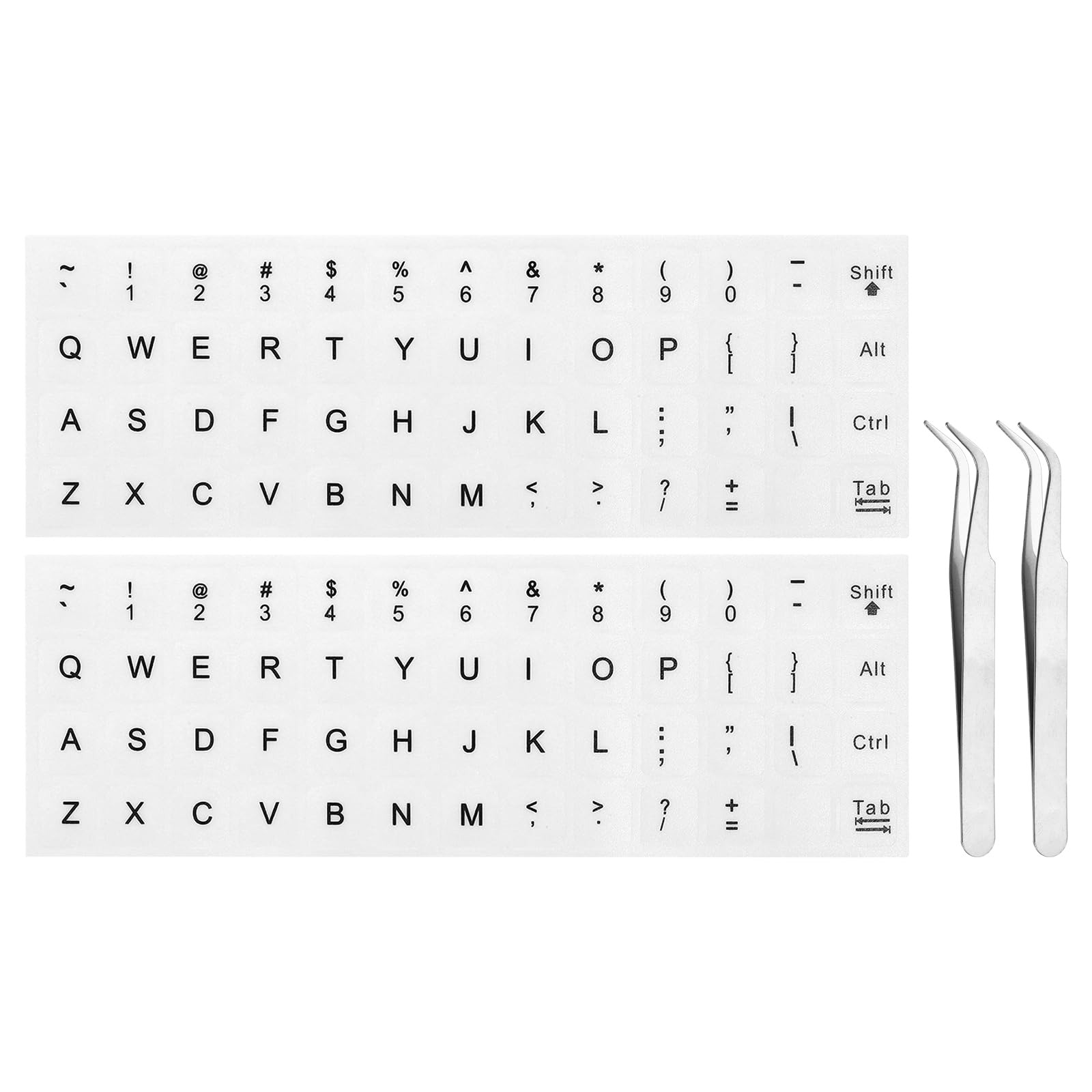 uxcell English Keyboard Sticker Replacement Keyboard Cover 11x13 mm Black Capital Letters on White with Tweezer for PC Laptop Desktop Set of 2
uxcell English Keyboard Sticker Replacement Keyboard Cover 11x13 mm Black Capital Letters on White with Tweezer for PC Laptop Desktop Set of 2
