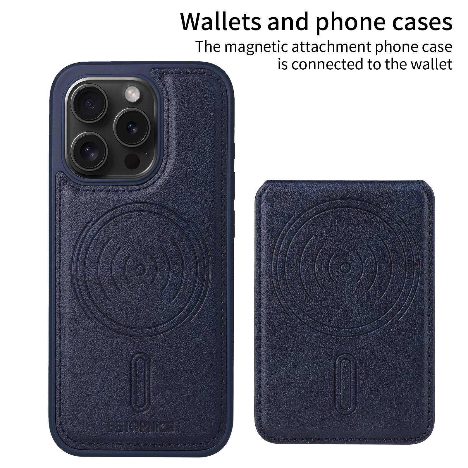 For iPhone 15 Pro Magnetic Case BETOPNICE RFID Blocking Leather Phone Back Cover with Detachable Card Bag Brown
For iPhone 15 Pro Magnetic Case BETOPNICE RFID Blocking Leather Phone Back Cover with Detachable Card Bag Brown