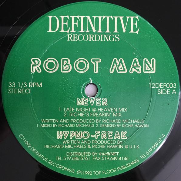 12inch Record ROBOTMAN Never 12DEF003 Definitive Reco 1992 Canada Dance Electronica Used
12inch Record ROBOTMAN Never 12DEF003 Definitive Reco 1992 Canada Dance Electronica Used