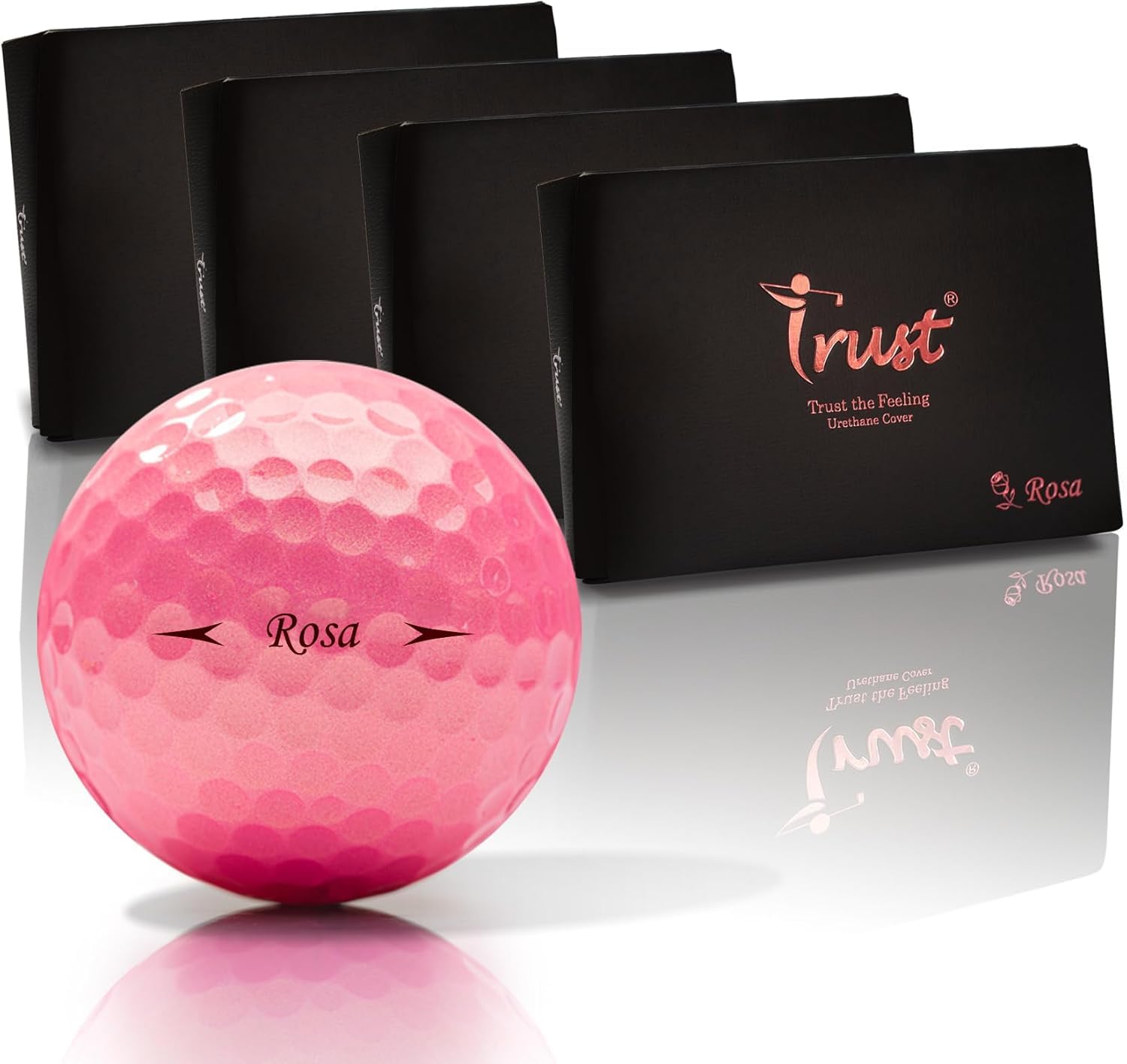 Trust Новый Rosa Golf с мягким ощущением и уретановым покрытием и динамичные 4 дюжины в золотом и мячи Уникальный, Видимый, Останавливающий, 3-компонентное ядро. (48 шаров)
Trust Новый Rosa Golf с мягким ощущением и уретановым покрытием и динамичные 4 дюжины в золотом и мячи Уникальный, Видимый, Останавливающий, 3-компонентное ядро. (48 шаров)