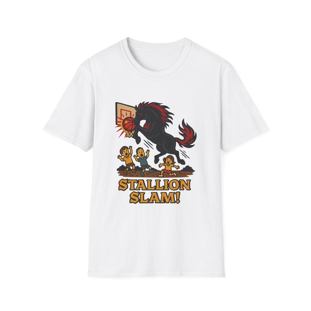Unisex Softstyle T-Shirt Black Stallion Fiery Basketball Dark Fantasy XL
Unisex Softstyle T-Shirt Black Stallion Fiery Basketball Dark Fantasy XL