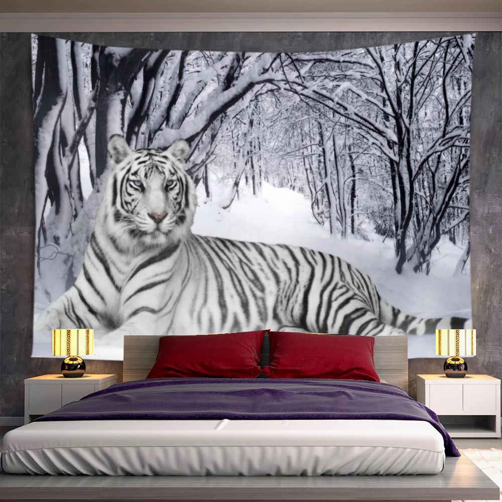 Гобелен с животными, психоделический лунный волк, настенный гобелен с тропическим растением, тигром, настенное покрытие, ковер, украшение для дома и спальни 100X75CM
Гобелен с животными, психоделический лунный волк, настенный гобелен с тропическим растением, тигром, настенное покрытие, ковер, украшение для дома и спальни 100X75CM