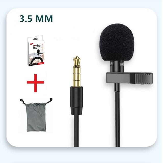 Mini Portable Clip-on Lapel Microphone for Lightning Type C 3.5mm Microfone for IPhone IPad Android Smartphone PC Laptops 3.5MM Package A
Mini Portable Clip-on Lapel Microphone for Lightning Type C 3.5mm Microfone for IPhone IPad Android Smartphone PC Laptops 3.5MM Package A