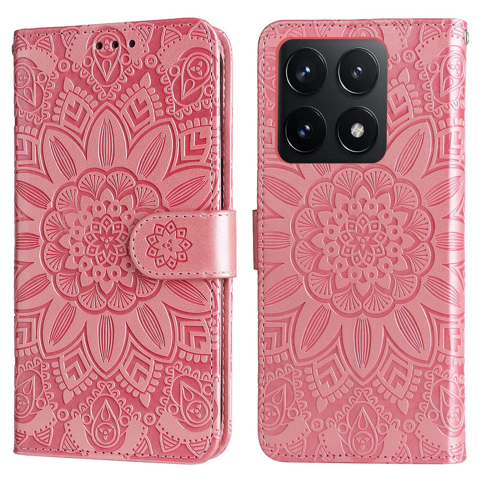 For Xiaomi 14T Case Sunflower Imprint Leather Wallet Phone Cover Pink
For Xiaomi 14T Case Sunflower Imprint Leather Wallet Phone Cover Pink