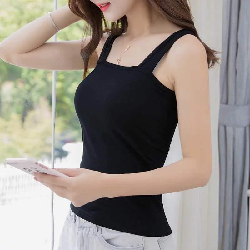 2025 Versatile Women s Korean-Style Wide Shoulder Sling Vest Top for Students Medium чорний
2025 Versatile Women s Korean-Style Wide Shoulder Sling Vest Top for Students Medium чорний