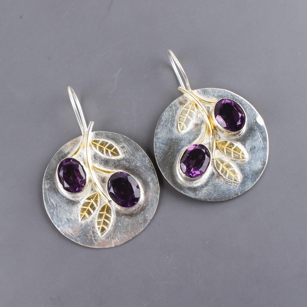 Африканский аметист Серьги из драгоценных камней ручной работы, Серьги из стерлингового серебра 925 пробы, Антикварные ювелирные изделия, Серьги для подарка на помолвку 1.77 Inches фиолетовый
Африканский аметист Серьги из драгоценных камней ручной работы, Серьги из стерлингового серебра 925 пробы, Антикварные ювелирные изделия, Серьги для подарка на помолвку 1.77 Inches фиолетовый