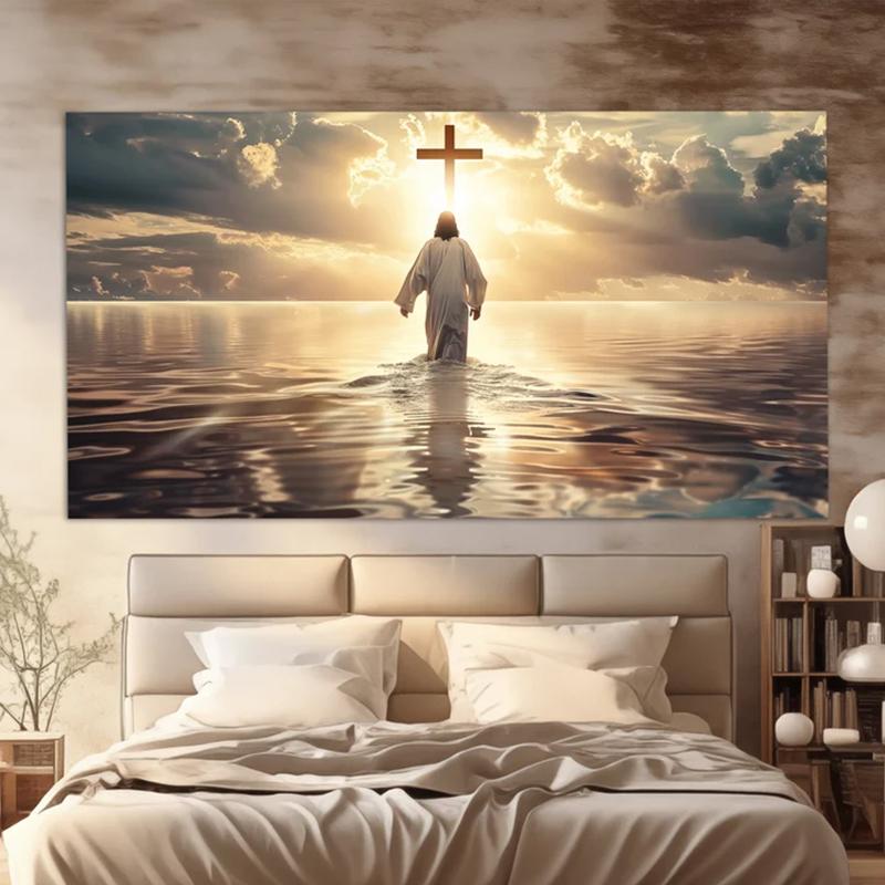 Watercolor Jesus Christ Walking on Water Religious Seascape Poster Canvas Painting Wall Art Pictures Home Room Decor Gift 21cm×30cm NoFrame
Watercolor Jesus Christ Walking on Water Religious Seascape Poster Canvas Painting Wall Art Pictures Home Room Decor Gift 21cm×30cm NoFrame