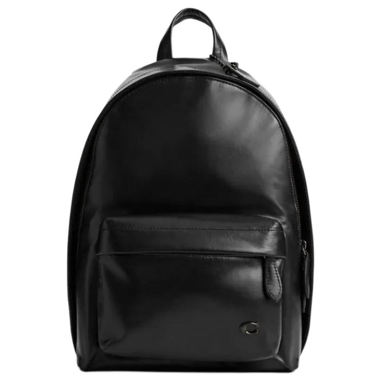 Coach Hall 22 Black Leather Backpack, Signature C Logo Hardware Adjustable Straps Front Pocket, Unisex Daily Travel School Laptop Daypack CV950-BLK Basic Set (Bag+Dust Bag)
Coach Hall 22 Black Leather Backpack, Signature C Logo Hardware Adjustable Straps Front Pocket, Unisex Daily Travel School Laptop Daypack CV950-BLK Basic Set (Bag+Dust Bag)