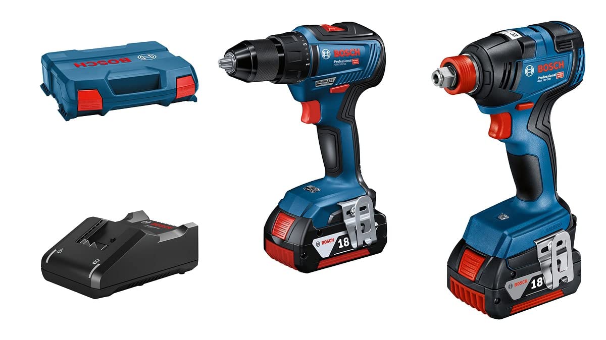 Bosch Professional Акумуляторний ударний гайковерт Ударний гайковерт Подвійного призначення Акумуляторний дриль-шуруповерт Комбінований набір GDX18V200GSRN Синій (GDX18V-200H) + (GSR18V-55) синій
Bosch Professional Акумуляторний ударний гайковерт Ударний гайковерт Подвійного призначення Акумуляторний дриль-шуруповерт Комбінований набір GDX18V200GSRN Синій (GDX18V-200H) + (GSR18V-55) синій