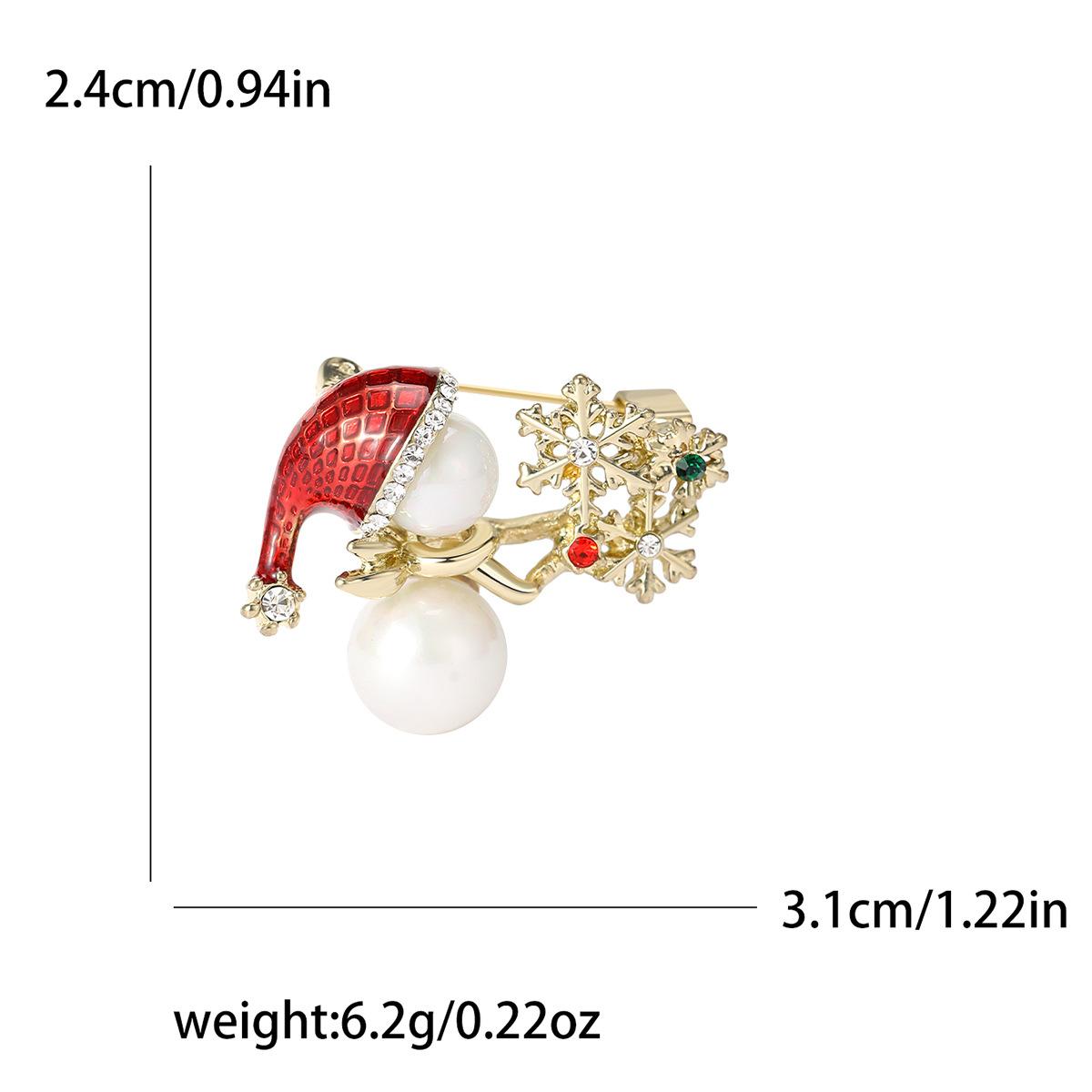 Милая креативная брошь из сплава с жемчугом в виде рождественского снеговика, индивидуальная универсальная мужская и женская одежда, украшение для корсажа
Милая креативная брошь из сплава с жемчугом в виде рождественского снеговика, индивидуальная универсальная мужская и женская одежда, украшение для корсажа