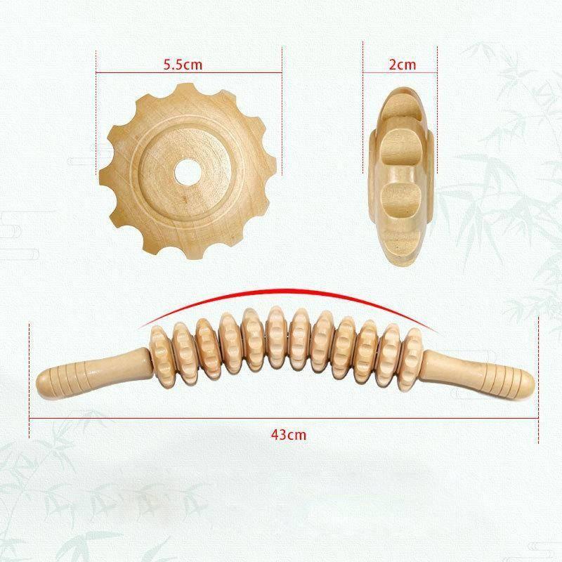 Handcrafted Wooden Roller Massage Stick For Comprehensive Body Pain Relief At Home White
Handcrafted Wooden Roller Massage Stick For Comprehensive Body Pain Relief At Home White