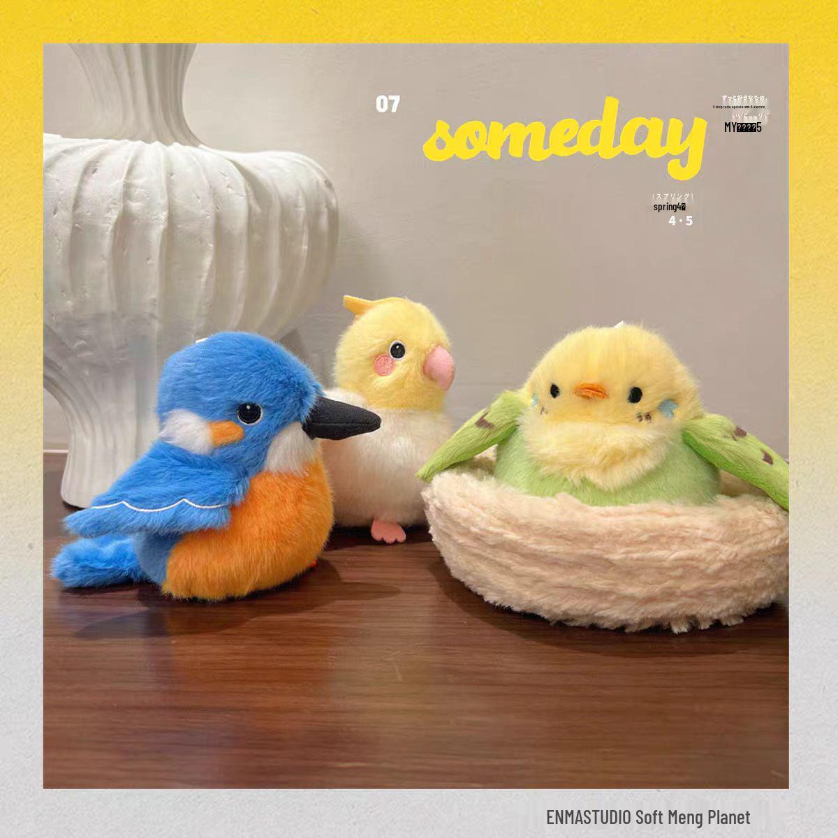 Love Birds Plush Pendant: Parrot, Penguin, and Tit Bird Keyring Charm for Backpack or Bag 11cm
Love Birds Plush Pendant: Parrot, Penguin, and Tit Bird Keyring Charm for Backpack or Bag 11cm