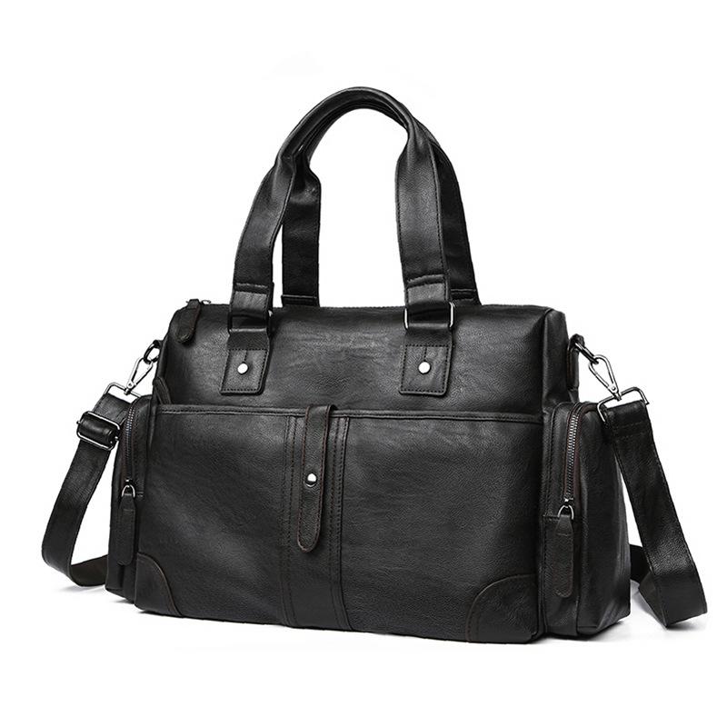 Business Men S Handbag Short Trip Bag Pu Yoga Bag Fitness Bag Shoulder Bag Men S And Women S Messenger Bag чорний
Business Men S Handbag Short Trip Bag Pu Yoga Bag Fitness Bag Shoulder Bag Men S And Women S Messenger Bag чорний