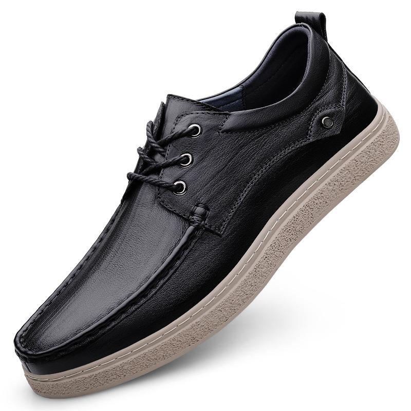 First layer cowhide fashion casual leather shoes 38-44 black leathershoes 44 коричневий
First layer cowhide fashion casual leather shoes 38-44 black leathershoes 44 коричневий