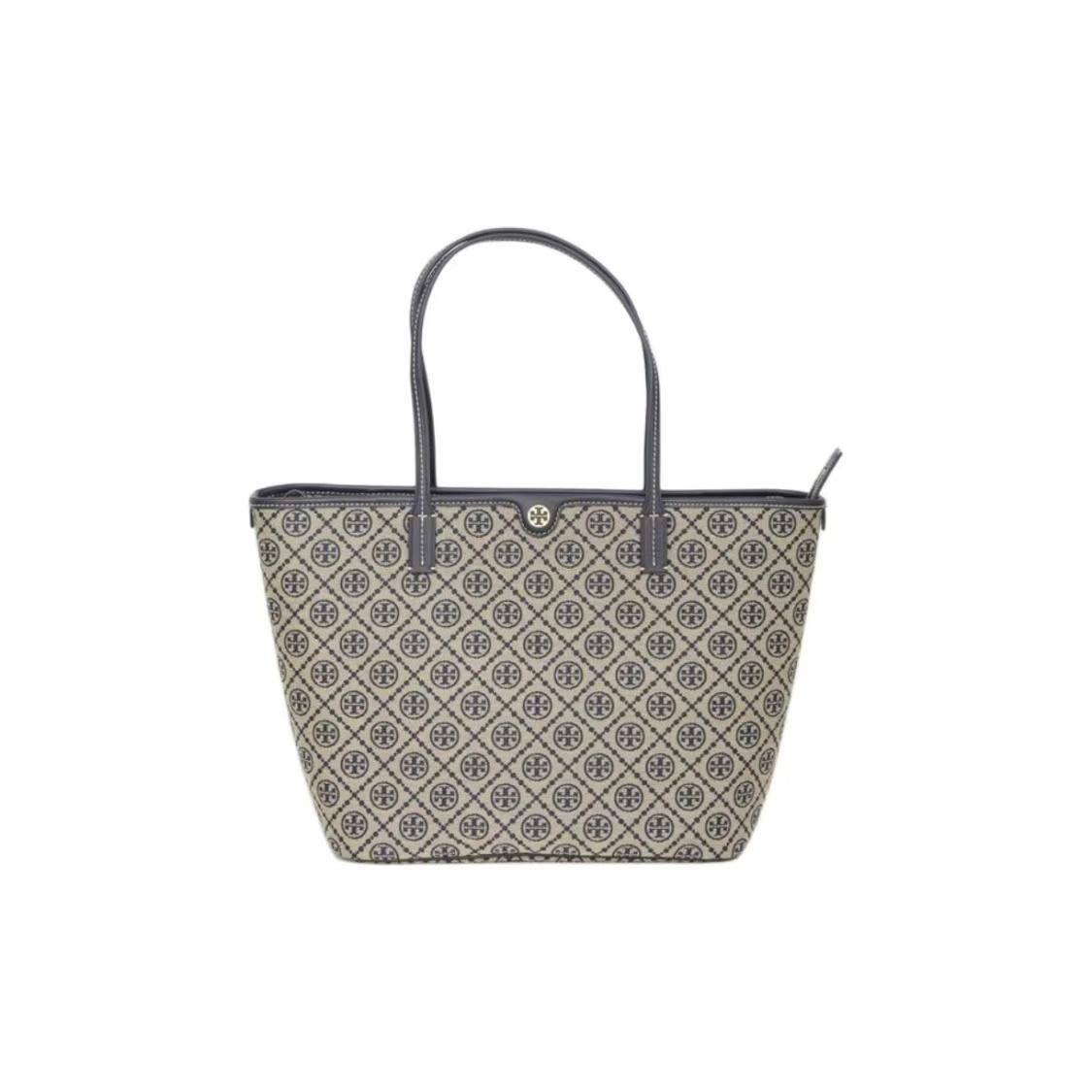 Tory Burch T Monogram Double T Logo Classic Print Zipper Tote Bag Women Tote Navy 152301-405 Basic Set (Bag+Dust Bag)
Tory Burch T Monogram Double T Logo Classic Print Zipper Tote Bag Women Tote Navy 152301-405 Basic Set (Bag+Dust Bag)