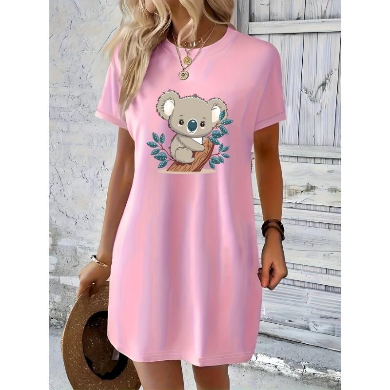 Graphic Print T-Shirt Dress, Summer and Spring Short Sleeve Round Neck Casual Dress, Women s 8XL
Graphic Print T-Shirt Dress, Summer and Spring Short Sleeve Round Neck Casual Dress, Women s 8XL