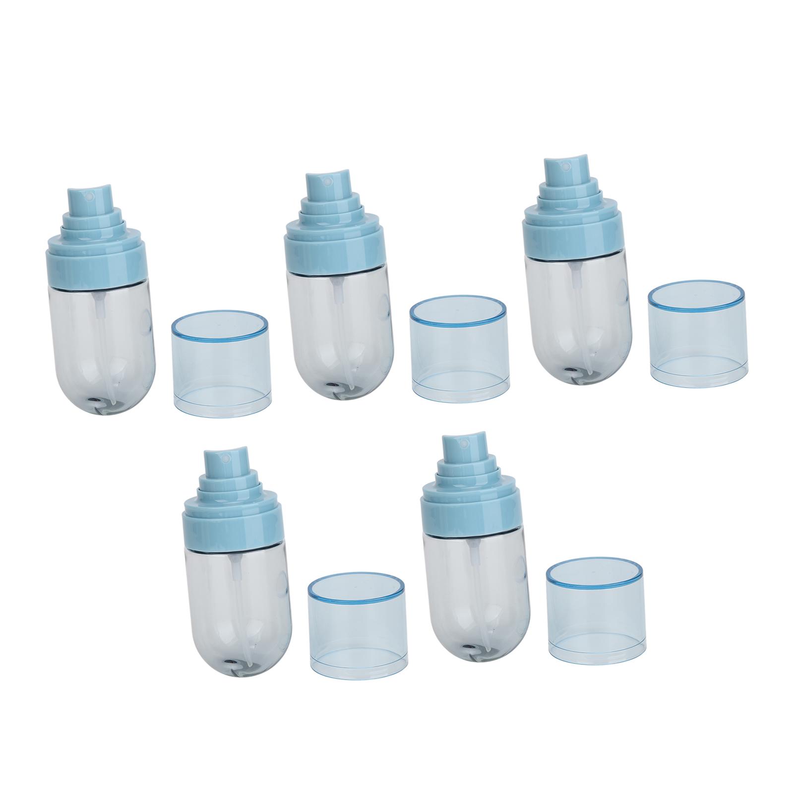 5x50ml Empty Spray Bottle Clear Plastic Travel Spray Bottle Dispenser for Toner Lotion Disinfectant
5x50ml Empty Spray Bottle Clear Plastic Travel Spray Bottle Dispenser for Toner Lotion Disinfectant