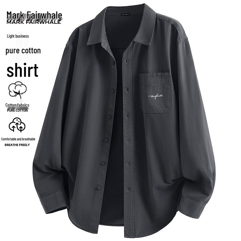 Mark Fairwhale Unisex Cotton Long Sleeve Casual Shirt M
Mark Fairwhale Unisex Cotton Long Sleeve Casual Shirt M