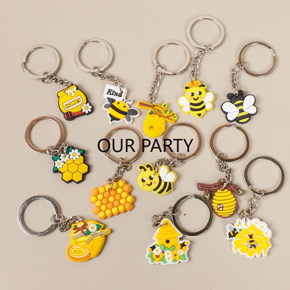 12Pcs Cartoon Honey Bee Theme Keychain Honeycomb Backpack Pendant for Kids Birthday Party Favors Baby Shower Gift Pinata Fillers
12Pcs Cartoon Honey Bee Theme Keychain Honeycomb Backpack Pendant for Kids Birthday Party Favors Baby Shower Gift Pinata Fillers