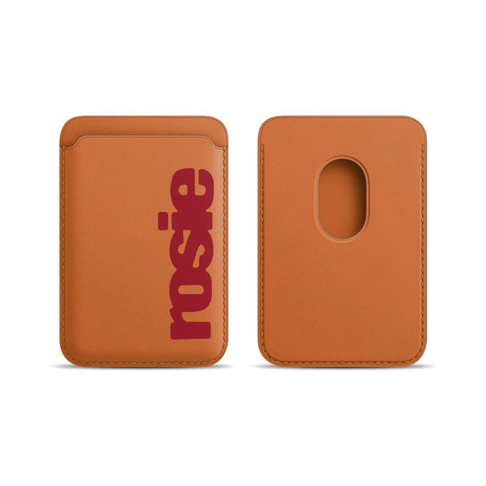 Rosie Leather Card Wallet Cover Phone Card Holder For Magnetic Case Suitable For all iPhone For Magsafe Card Phone Back Bag
Rosie Leather Card Wallet Cover Phone Card Holder For Magnetic Case Suitable For all iPhone For Magsafe Card Phone Back Bag
