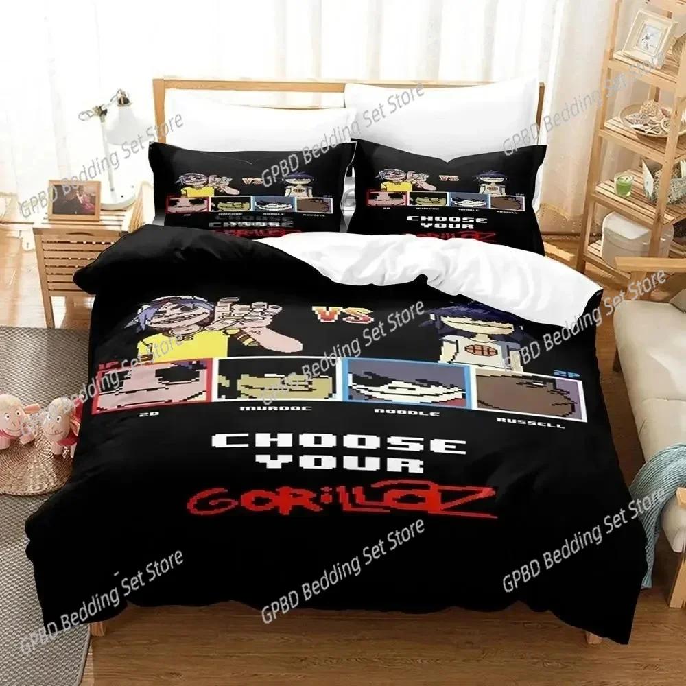 3D Print Music Gorilaz Beding Set 3D Printed Suitable for Bedrom Soft with Soft Fabric Duvet Cover Set With Pilowcases Children Kids Home Textile 120*200cm Single
3D Print Music Gorilaz Beding Set 3D Printed Suitable for Bedrom Soft with Soft Fabric Duvet Cover Set With Pilowcases Children Kids Home Textile 120*200cm Single