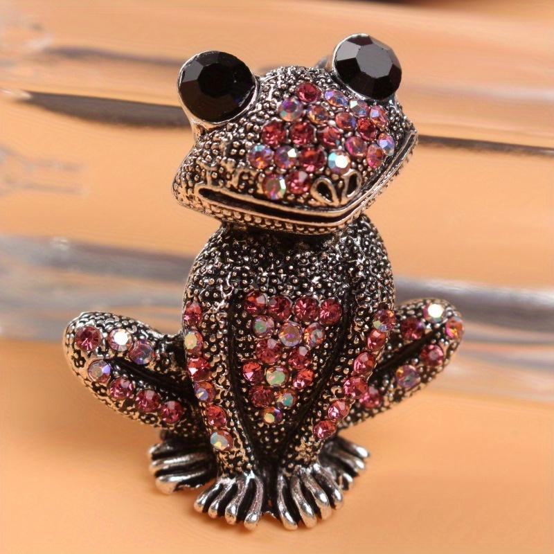 Rhinestone Frog Toad Brooch Fashion Small Animal Pin Retro European and American Style Corsage Jewellery Brooches
Rhinestone Frog Toad Brooch Fashion Small Animal Pin Retro European and American Style Corsage Jewellery Brooches