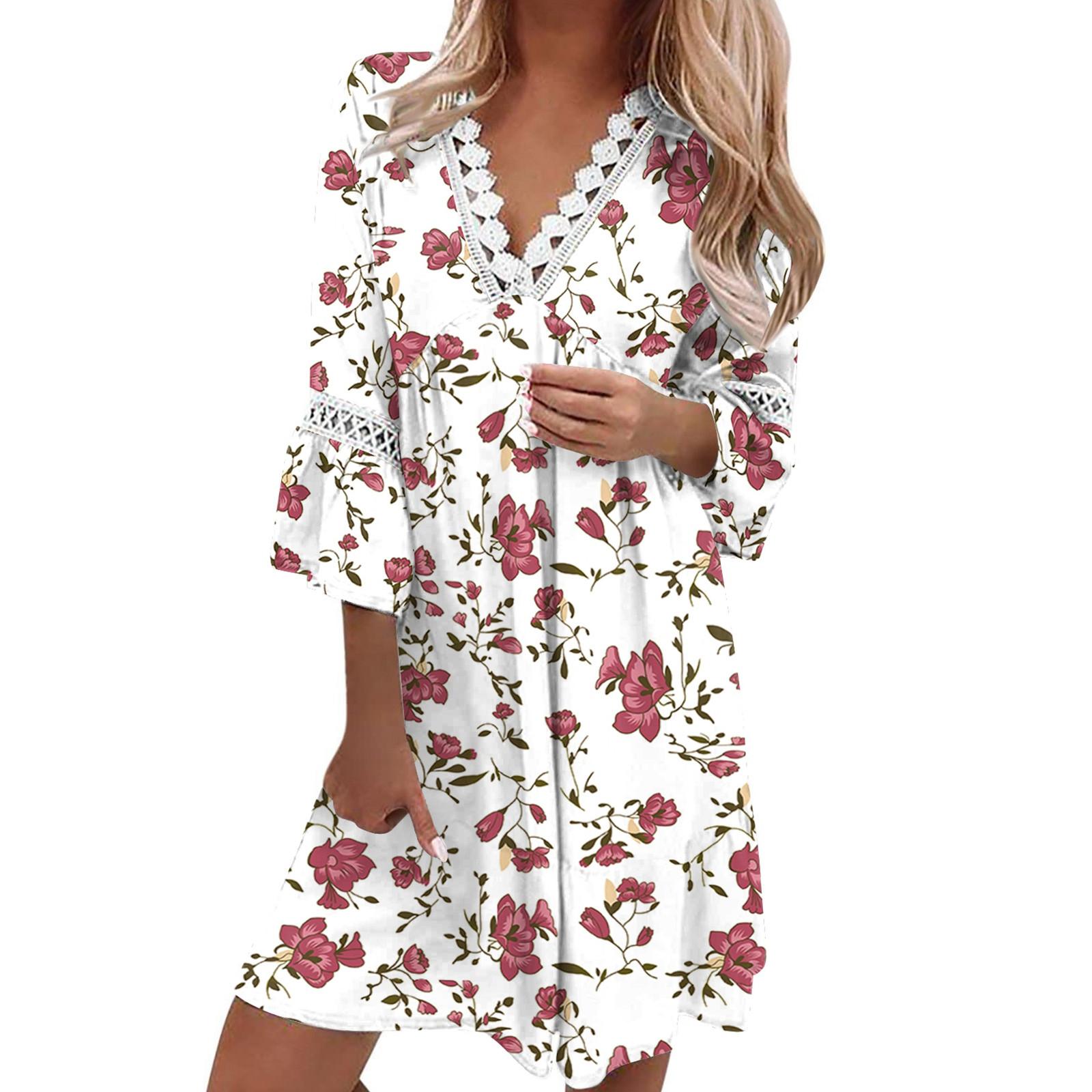 Женское кружевное лоскутное платье с v-образным вырезом в богемном стиле, повседневное курортное платье, женское платье M красный
Женское кружевное лоскутное платье с v-образным вырезом в богемном стиле, повседневное курортное платье, женское платье M красный