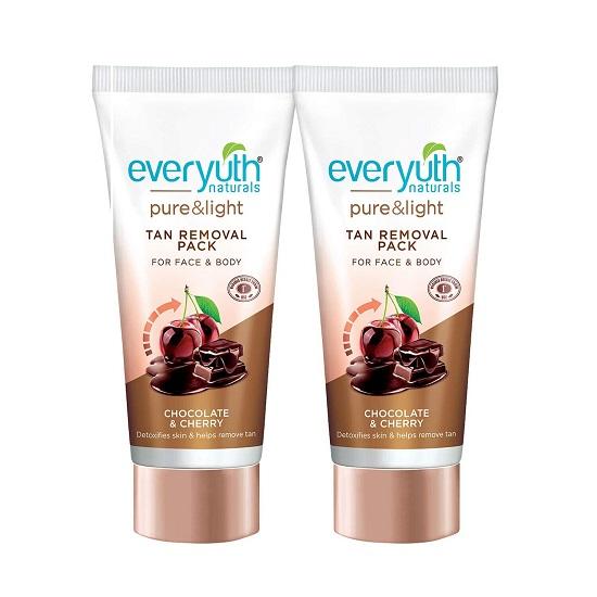 @ Everyuth Tan Removal Face Pack Chocolate & Cherry 50g Pack Of 2
@ Everyuth Tan Removal Face Pack Chocolate & Cherry 50g Pack Of 2