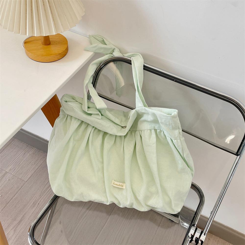 Sweet Pleated Hobo Bag Large Capacity Korean Underarm Bag Canvas Pleated Shoulder Bag Student зелений
Sweet Pleated Hobo Bag Large Capacity Korean Underarm Bag Canvas Pleated Shoulder Bag Student зелений