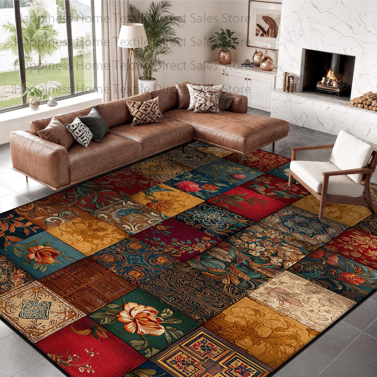 Persian Retro Large Living Room Carpet Non-slip Machine Washable Decoration Bedroom Rug Luxury Soft Fluffy Cloakroom Floor Mats 50x80cm
Persian Retro Large Living Room Carpet Non-slip Machine Washable Decoration Bedroom Rug Luxury Soft Fluffy Cloakroom Floor Mats 50x80cm